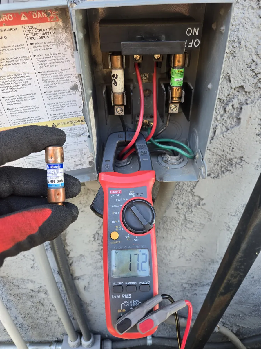 Old AC system with blown fuses — Epic Star diagnostic assessment in Hawthorne, CA