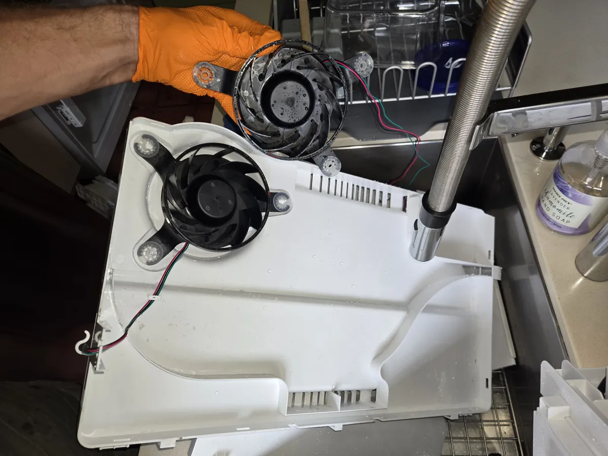 Bosch refrigerator evaporator fan replacement by Epic Star in Los Feliz, CA
