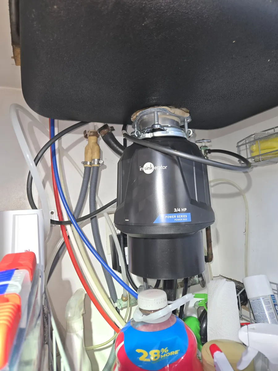 Garbage disposal replacement completed by Epic Star in Playa del Rey, CA