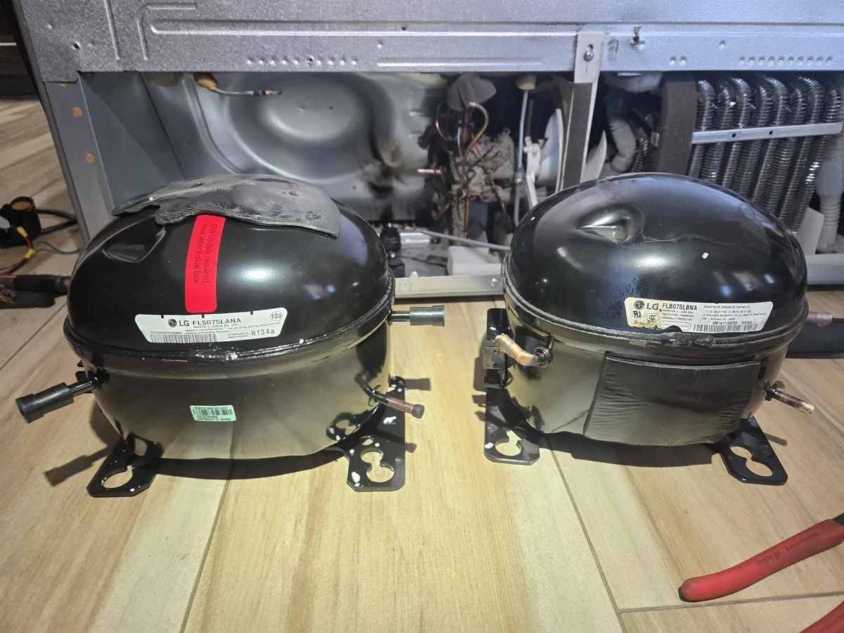 LG refrigerator compressor replacement completed by Epic Star in Manhattan Beach, CA