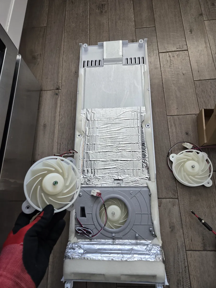 Samsung refrigerator evaporator fan replacement by Epic Star in Marina del Rey, CA