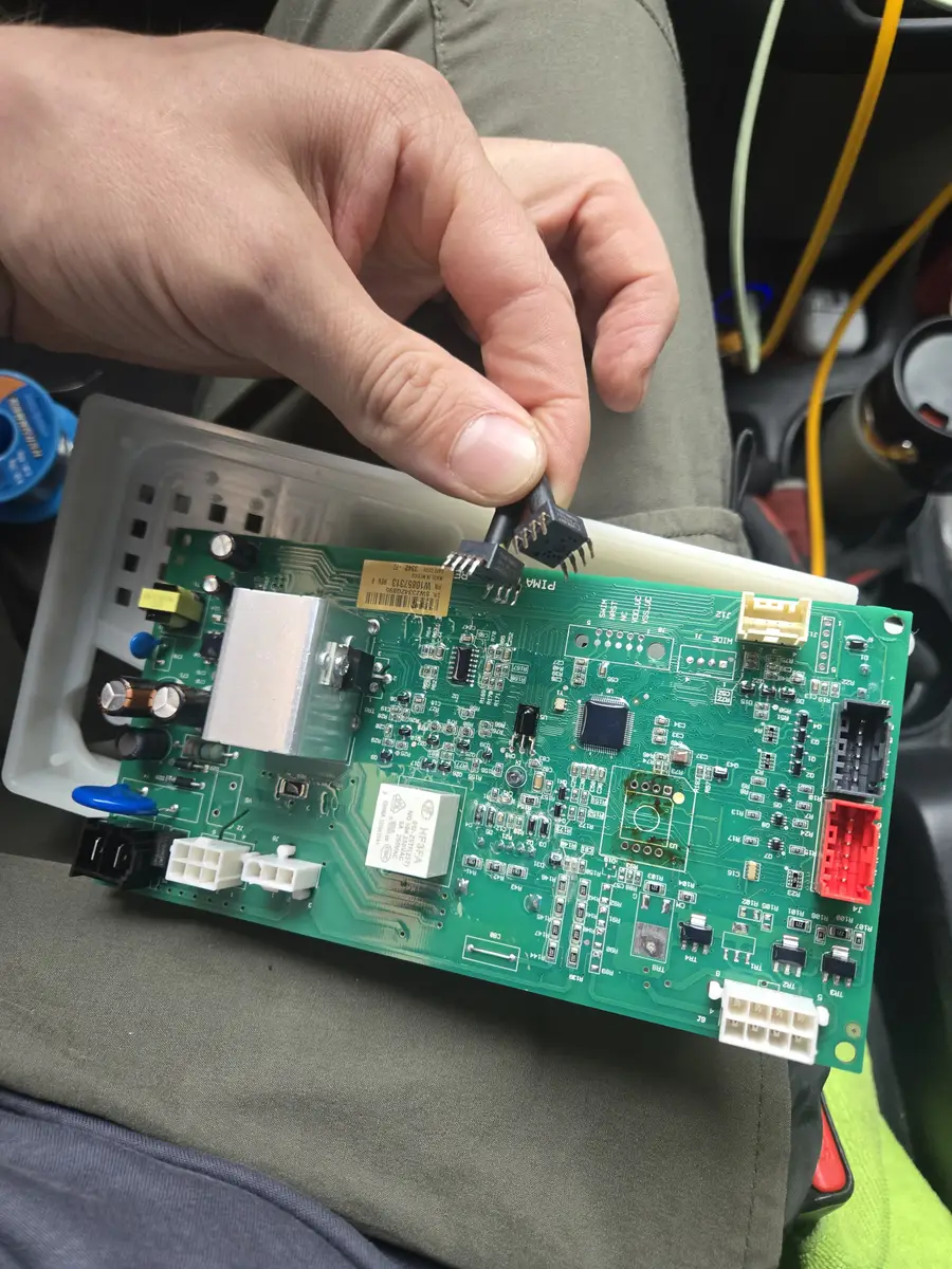 Whirlpool washer control board repaired on-site by Epic Star in Culver City, CA — board-level repair saved the customer from buying a new unit